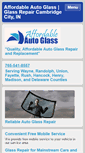 Mobile Screenshot of affordableautoglassin.com